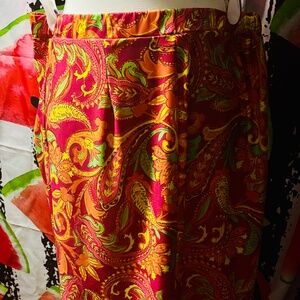 Pasley Colorful Elastic Waist skirt Homemade
